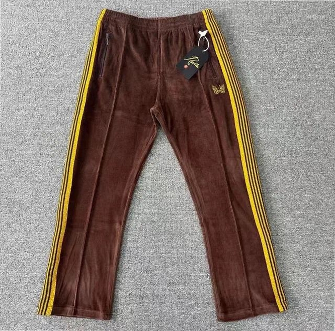 corduroy patchwork pants