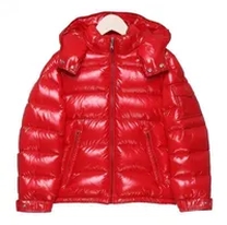 red puffer jacket