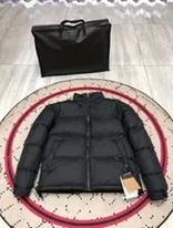 black puffer jacket