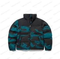 black and green puffer jacket