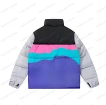 multicolor puffer jacket