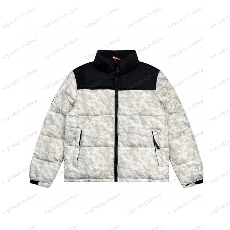 white and black puffer jacket