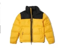 yellow puffer jacket