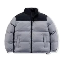 grey puffer jacket