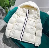 white puffer jacket with hood