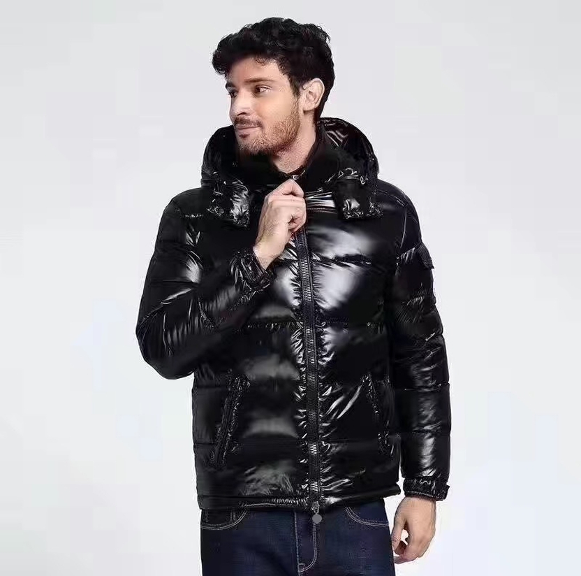 black puffer jacket