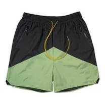 black green shorts