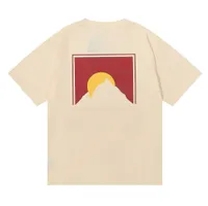 white dawn sun tee shirt