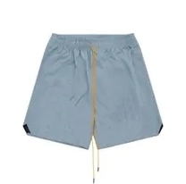 light blue shorts