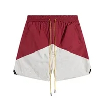 red and white shorts