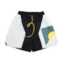 white and black sun short pants