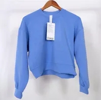 light blue sweatshirt