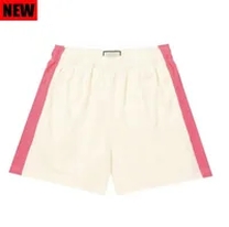 white pink shorts