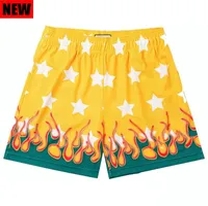 yellow green stars shorts