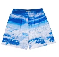 light blue clouds shorts