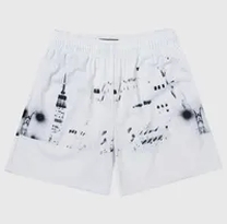 white city view short pants