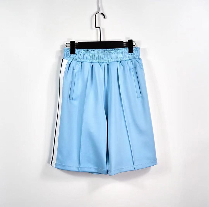 light blue sweatpant shorts