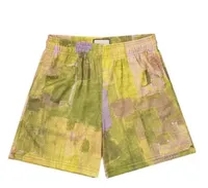 green yellow short pants