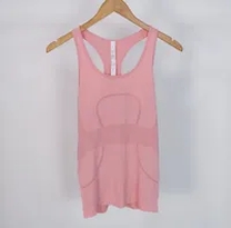 pink sleeveless t shirt