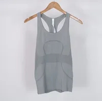 grey sleeveless vest