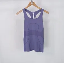 purple sleeveless t shirt