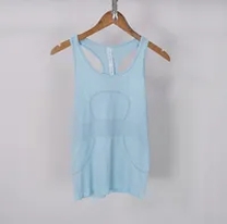 light blue sleeveless vest