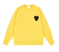 yellow crew neck sweater