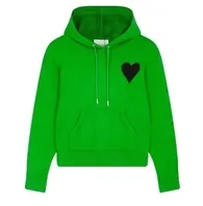 green hoodie