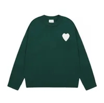 dark green crew neck pullover