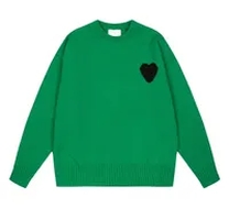 dark green crew neck sweater