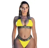 yellow bathing suit