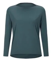 teal long sleeve t shirt