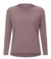 purple long sleeve t shirt