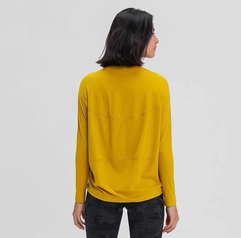 yellow long sleeve t shirt