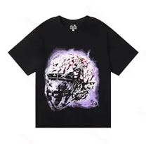 black t shirt haunted