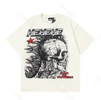 white t shirt skull