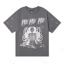 grey t shirt skeleton