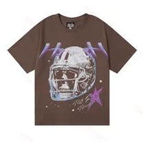 brown skull t-shirt