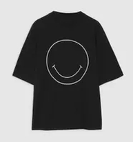 black smile tshirt