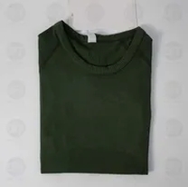 green tee shirt