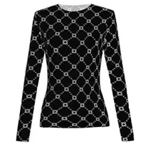 black and white long sleeve t shirt