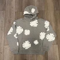 grey hoodie snowflakes