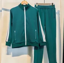 green track suit