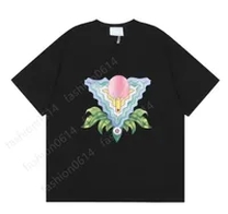 black t shirt fantastic flower