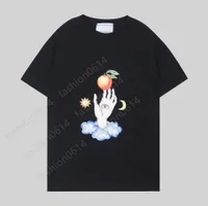 black t shirt hand eye