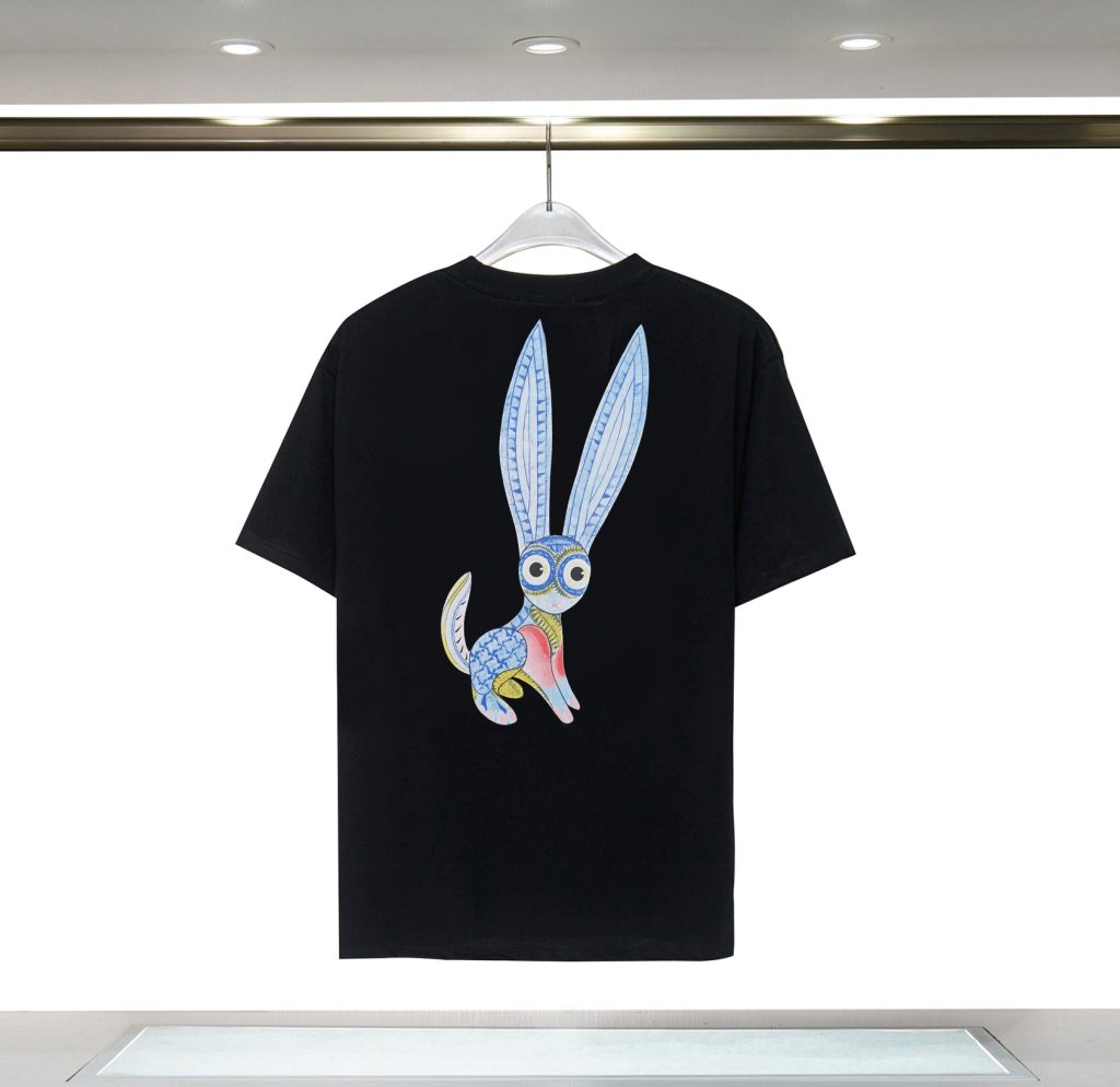 black t shirt fantastic hare