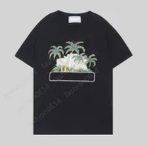 black t shirt palm trees