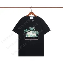 black t shirt palm trees