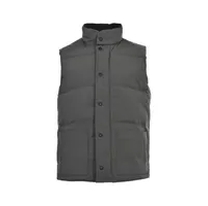 grey puffer vest