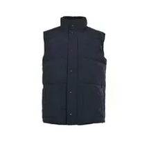 dark blue down vest